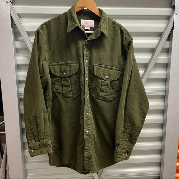 Vintage Filson Heavyweight Moleskin Chamois Shirt (L) - Picture 2 of 6
